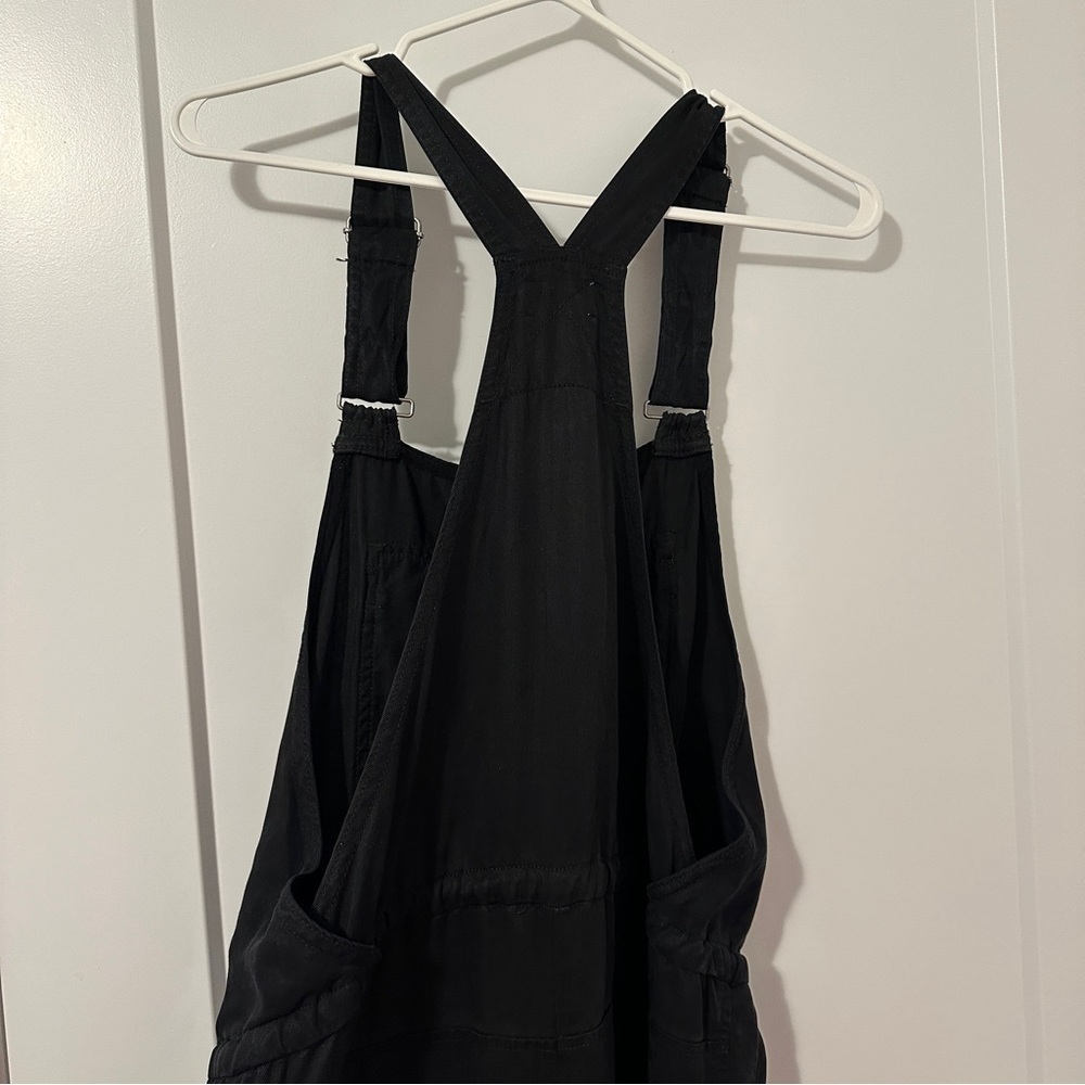 Aritzia Wilfred Free Black Valletta Overalls Cropped Size XXS Women’s - Picture 11 of 16